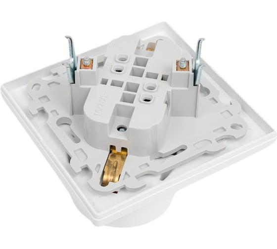 Розетка Simon 2х2К+З Schuko без шторок, белый 2450459-030