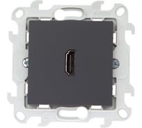 Коннектор Simon HDMI 1.4, графит 2411094-038