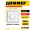 Выключатель STEKKER диммируемый, 220V, 600W, серия Эрна, белый, PSW10-9006-01 39046 2
