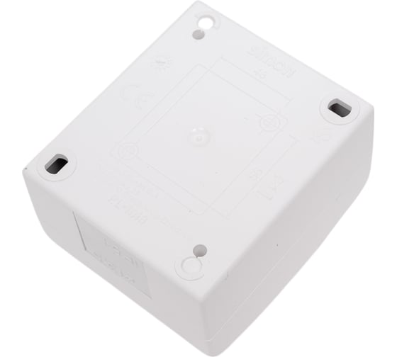 Двухклавишный выключатель Simon с подсветкой, IP54, 10А 250В, S15 Aqua 1594399-030