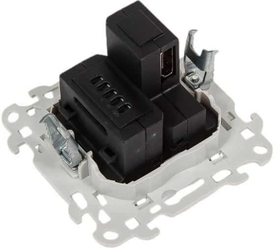 Коннектор Simon HDMI+USB 2.0, белый 2411095-030