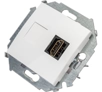 Розетка Simon HDMI, белый 1591407-030