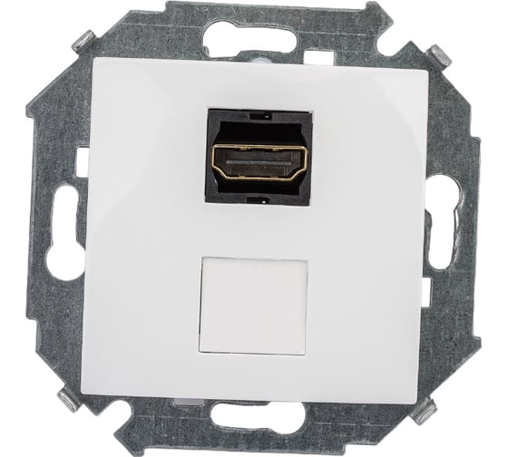 Розетка Simon HDMI, белый 1591407-030