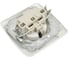 Розетка ARTSUN с заземлением (встраиваемая) (PC- поликарбонат) OPTIMAL SO 16-1Е-W 5