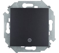 1 клавишный кнопочный выключатель Simon с пиктограммой, 16А 250В, 1591150-038