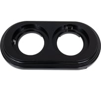 Рамка Electraline 2-х постовая черная BF1-620-23