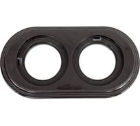 Рамка Electraline 2-х постовая коричневая BF1-620-22