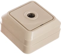 Розетка UNIVersal Олимп TV слоновая кость ivory Б-О0027