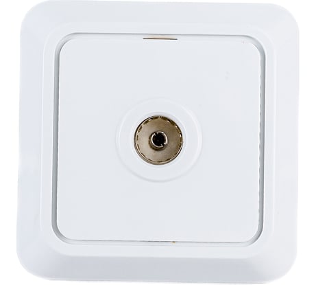 Розетка UNIVersal Олимп TV белая О0027