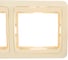 Рамка UNIVersal Валери 4-х местная, горизонтальная, слоновая кость ivory 1039 2