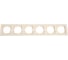 Рамка UNIVersal Бриллиант 6-ти местная, горизонтальная, слоновая кость ivory 1034 2