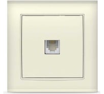 Розетка UNIVersal Бриллиант TF слоновая кость ivory 7948783