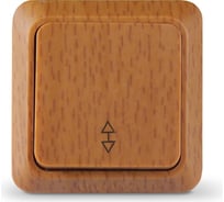 Выключатель UNIVersal Олимп 1 клавиша, проходной, бук 7946697