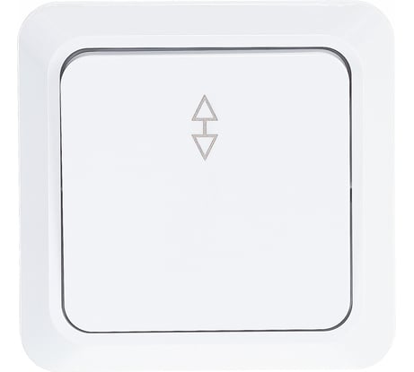 Выключатель UNIVersal Олимп 1 клавиша, проходной, белый О0025