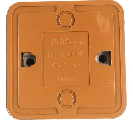 Розетка UNIVersal Олимп с/з бук 7946796