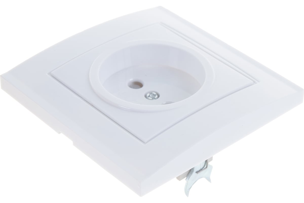 Розетка UNIVersal Бриллиант б/з з/ш белая 7947595 - выгодная цена ...