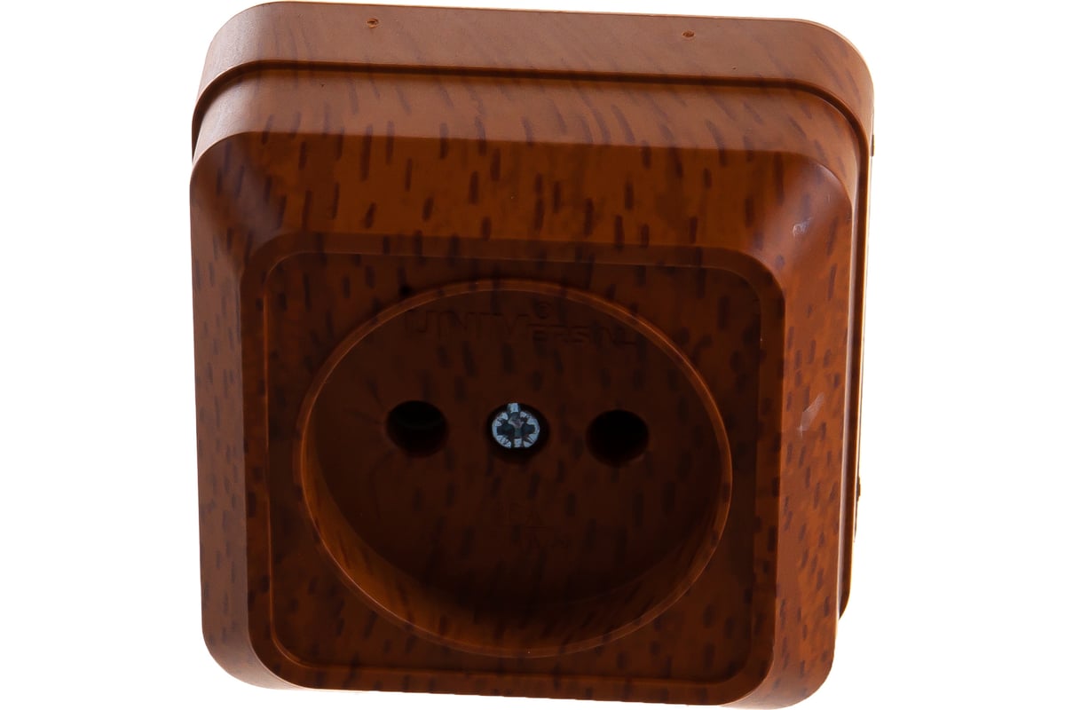 Розетка UNIVersal Олимп б/з бук 7946789 - выгодная цена, отзывы ...