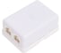 Телефонная розетка настенная Filum FL-TA-SOCKET-2 2 х RJ-11/6p4c, белый, 00-00958792 2