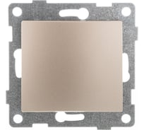 Механизм выключателя GUSI ELECTRIC Bravo 1 клавиша, СУ, 10А, 250В, шампань С10В1-027