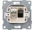 Механизм телефонной розетки GUSI ELECTRIC Bravo RJ12, одинарной, СУ, графит С10Т1-010 5