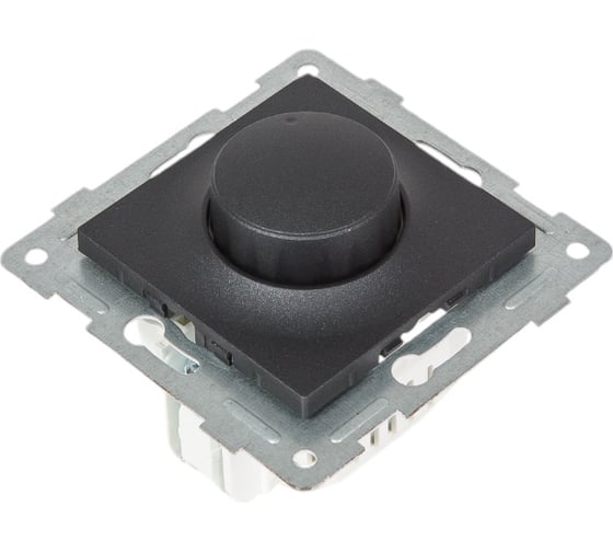 Механизм диммера GUSI ELECTRIC Ugra 500W, СУ, графит С11Д6-010