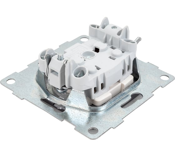 Механизм розетки GUSI ELECTRIC Ugra 1-ой б/з с з/ш, скрытая установка, 16А, 250В, графит С11Р2-010