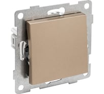 Механизм выключателя GUSI ELECTRIC Ugra 1 клавиша, самовозвратный, СУ, 10А, 250В, золото С11В6-005