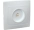Розетка GENERICA KVARTA 1-местная компьютерная RJ45 кат.5е РК10-КБ белый EKK10-K01-DM 1
