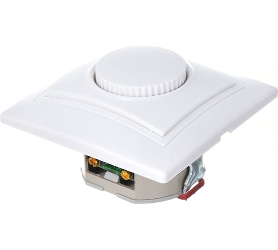 Поворотный светорегулятор IEK КВАРТА белый EDK10-K01-03-DM