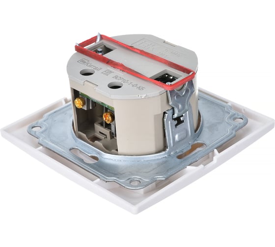 Поворотный светорегулятор IEK КВАРТА белый EDK10-K01-03-DM