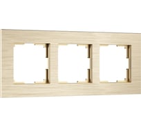 Рамка WERKEL на 3 поста AluMax (шампань) a066335