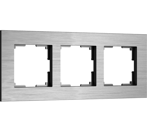 Рамка WERKEL на 3 поста AluMax (алюминий) a066326