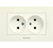Розетка Panasonic 2-я б/з крем Кarre Plus 55004 WKTC0204-2BG