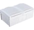 Блок розетка Panasonic 2гн с/з с крышкой горизонтальный белый IP54 PACIFIC Pan WPTC4800-2WH 3