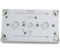 Блок розетка Panasonic 2гн с/з с крышкой горизонтальный белый IP54 PACIFIC Pan WPTC4800-2WH 4