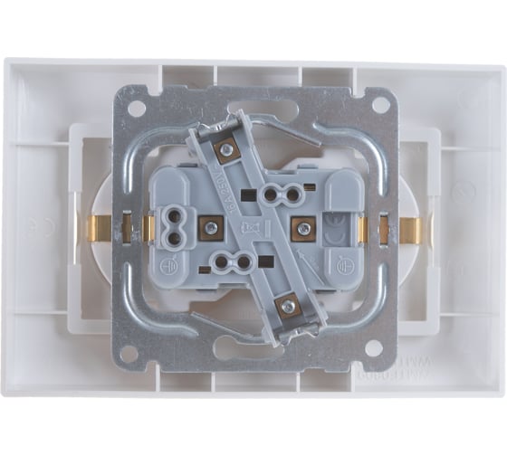 Розетка Panasonic 2-я с/з белая Arkedia 54770 WMTC0205-2WH