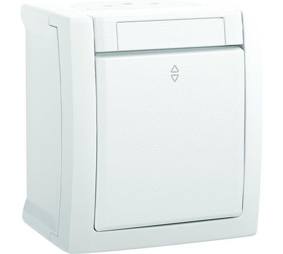 Переключатель Panasonic 1кл проходной белый IP54 PACIFIC 54728 WPTC4003-2WH 1