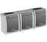 Блок розетка Panasonic 3гн с/з с крышкой горизонтальный серый IP54 PACIFIC Pan WPTC4840-2GR 1