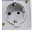 Блок розетка Panasonic 3гн с/з с крышкой горизонтальный серый IP54 PACIFIC Pan WPTC4840-2GR 2
