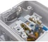 Блок розетка Panasonic 3гн с/з с крышкой горизонтальный серый IP54 PACIFIC Pan WPTC4840-2GR 3