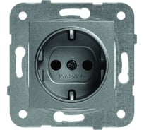 Розетка Panasonic с/з темно-серый Karre Plus 54860 WKTT0202-2DG