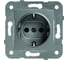 Розетка Panasonic с/з темно-серый Karre Plus 54860 WKTT0202-2DG 1