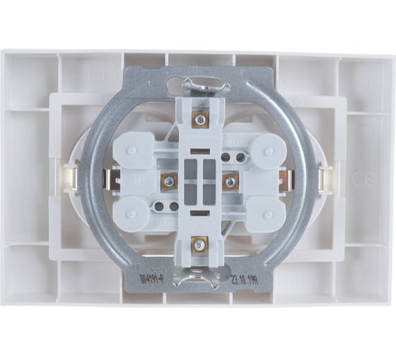 Розетка Panasonic 2-я с/з белая Karre Plus 45157 WKTC0205-2WH