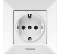 Розетка Panasonic с/з белая Arkedia 54773 WMTC0202-2WH