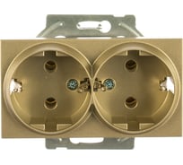 Розетка Panasonic МОДУЛЬ 2-я c/з бронза Karre Plus 54840 WKTT0205-2BR