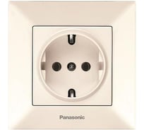 Розетка Panasonic с/з крем Arkedia 54747 WMTC0202-2BG