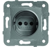 Розетка Panasonic МОДУЛЬ б/з темно-серый Karre Plus 54861 WKTT0201-2DG