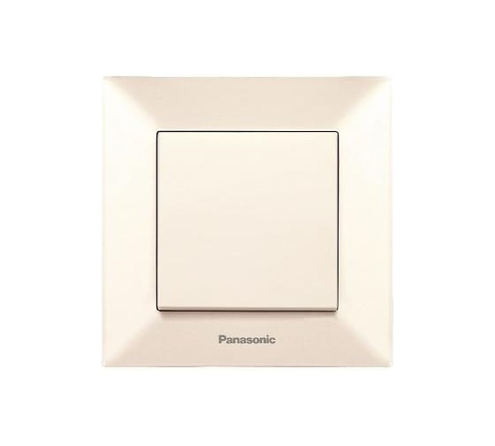 Переключатель Panasonic 1кл проходной крем Arkedia 54754 WMTC0003-2BG