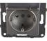 Розетка Panasonic МОДУЛЬ с/з с крышкой серебро Karre Plus 54876 WKTT0210-2SL 4