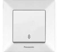 Переключатель Panasonic 1кл проходной белый Arkedia 54780 WMTC0003-2WH
